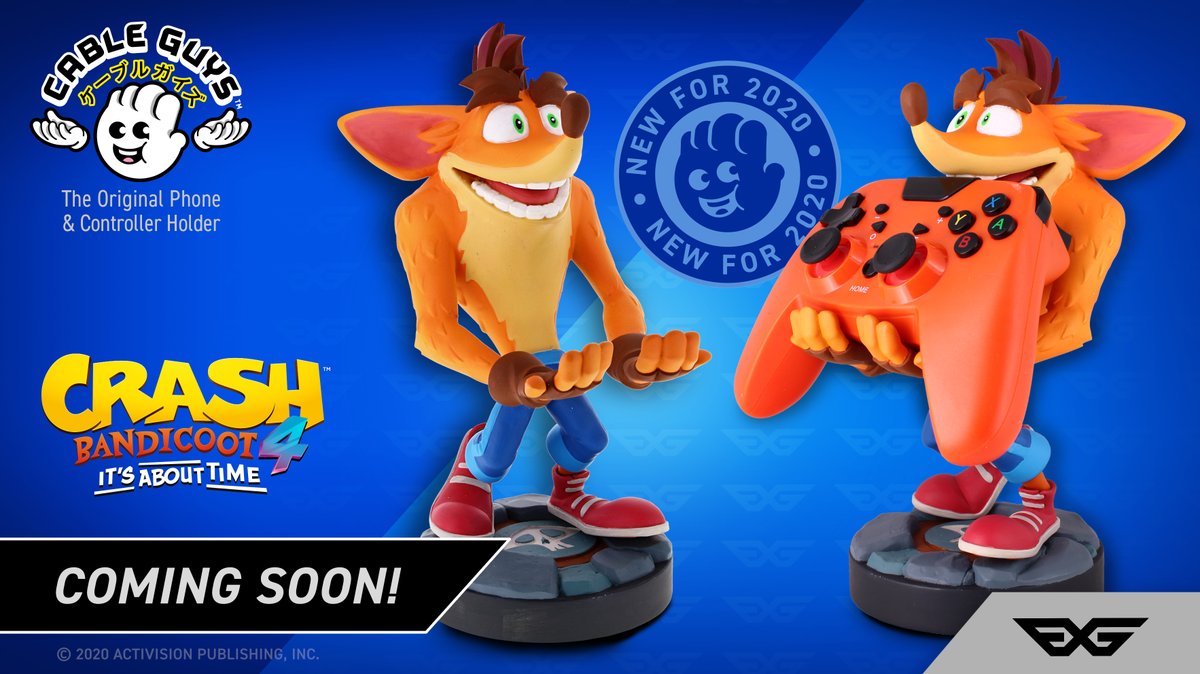 exgpro's tweet image. The #CrashBandicoot4 Cable Guy is coming soon. Let us know what you think in the comments below 🎮
#CrashBandicoot4Itsabouttime #ControllerHolder
exgpro.com/crash-bandicoo…