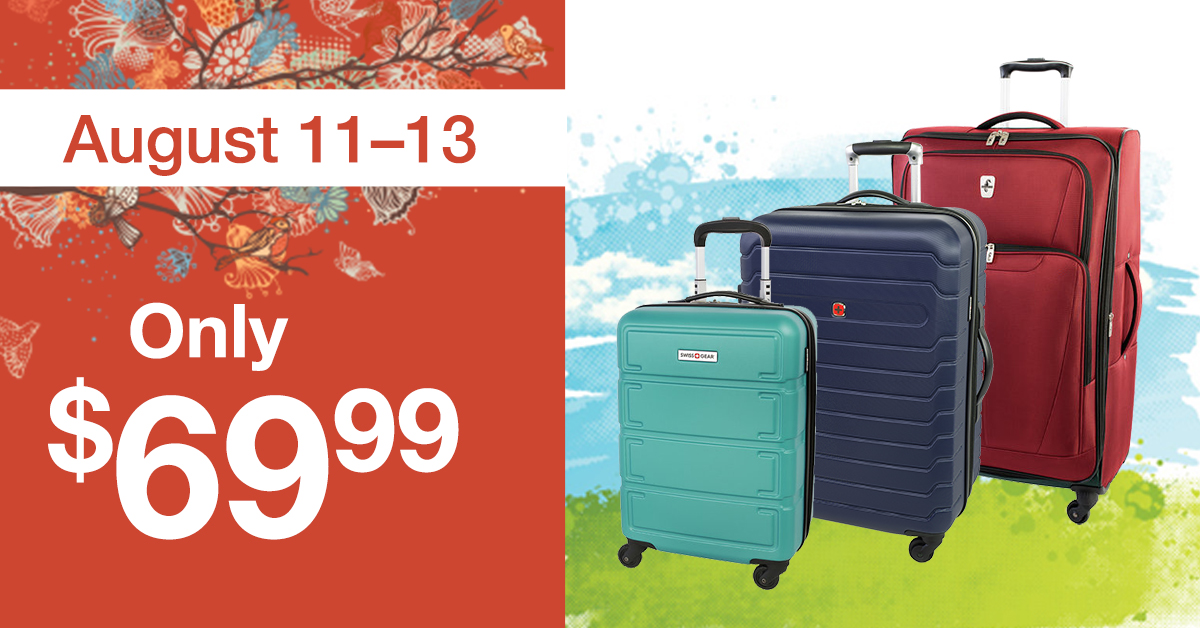 Choose your size – luggage – each piece only $69.99 all sizes! 
Perfect for travel back and forth to the cabin or to prepare for your future travel dreams! 
shop.caamanitoba.com/collections/ch…