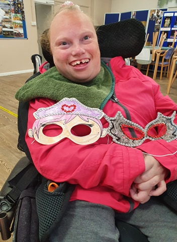 Lots of fun with Gillian yesterday making animals and masks!