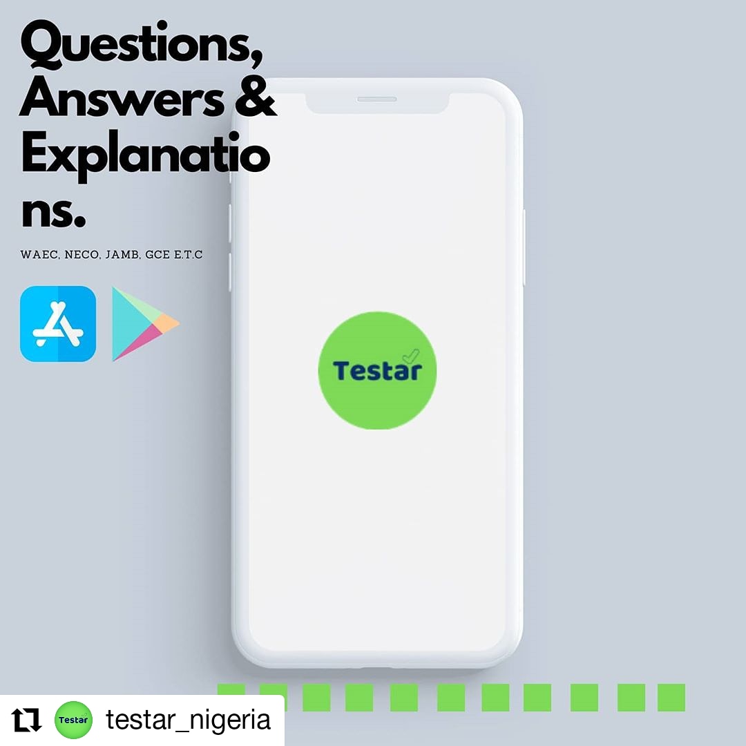 Use the TESTAR app to practice for your exams...
.
#WAEC #NECO #andriodapp #testar #lifelearnersng #results #TechnologyNews #science #stem #coding #circuit #development #bigdata #robot #elearning #maths #bigdata #iot #COVID19 #stem #vr #media #studio #Abuja #commercial #photo