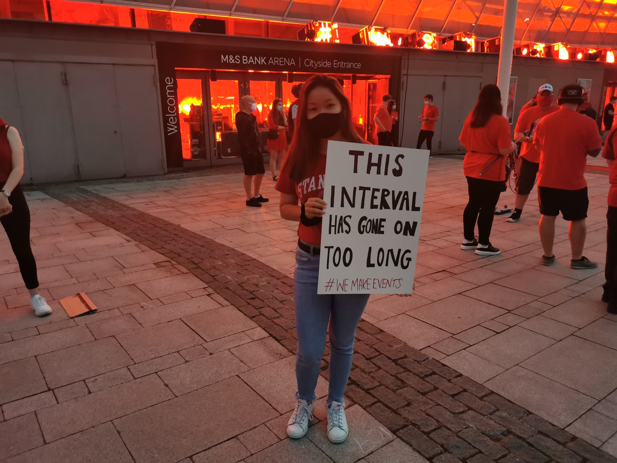 tpimagazine's tweet photo. It takes roughly 500 people to make an event happen, that's why technical production and events industry companies and freelancers joined forces in #Liverpool yesterday to support the national #WeMakeEvents campaign. https://t.co/jiWklsYFoN