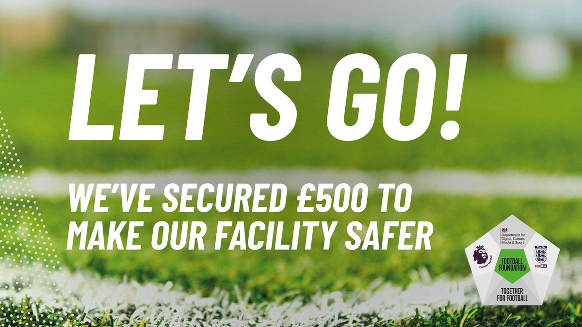 SherborneTownFC's tweet photo. Grant secured!
Thanks to the @premierleague, @FA and @DCMS’s @FootballFoundtn, we’ve secured a grant that will help make our facility safer for when football returns.
#ClubPreparation #Zebras https://t.co/qTDShIoBah