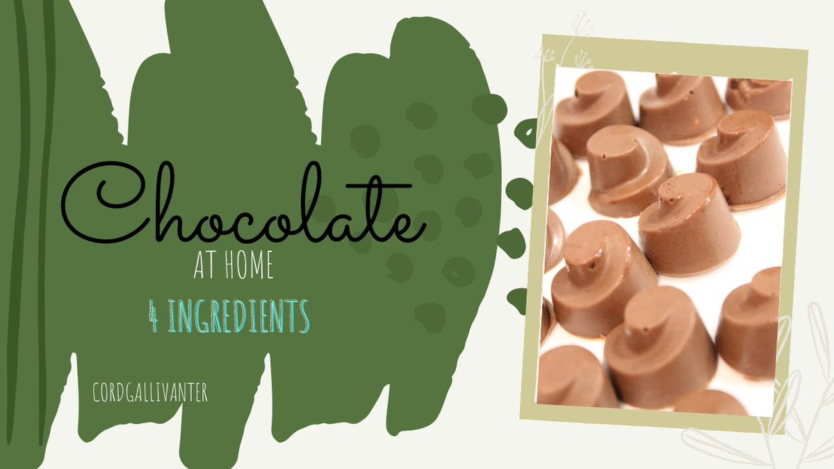 cordgallivanter's tweet photo. HOMEMADE CHOCOLATE WITH ONLY 4 INGREDIENTS..
https://t.co/kq4hUzx2GY
#chocolate #homemadechocolate #chocolateathome #4ingredientschocolate #homemadechocolatewith4ingredients #trending #youtube #youtuber #youtubeoriginal #youtubechannel https://t.co/tsjgsILAWu