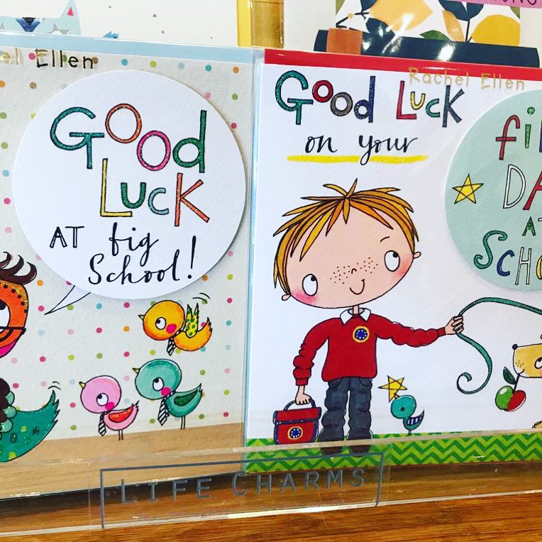 Good luck to everyone going back to school or starting school today! 🎉