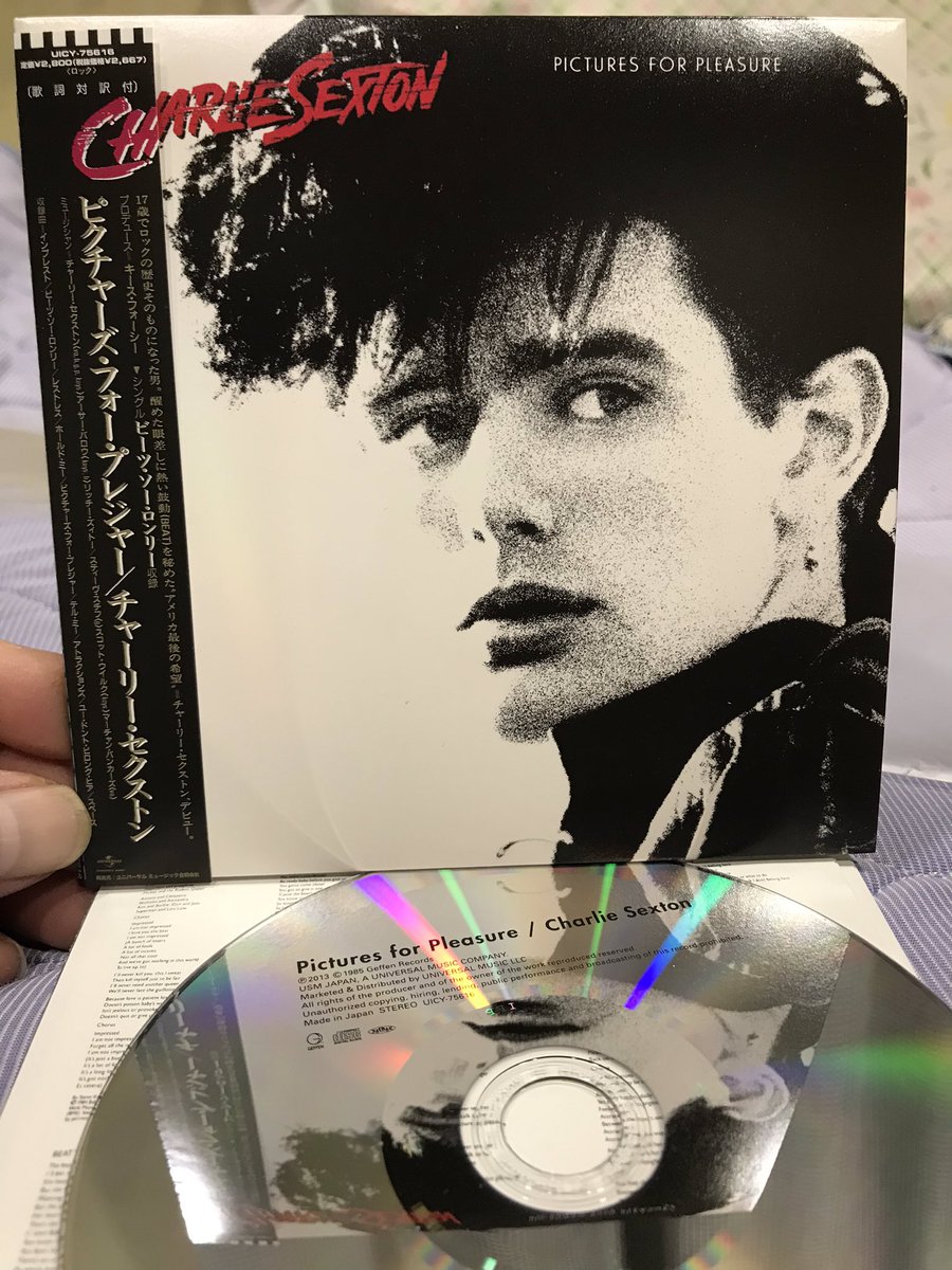 Aki さんのツイート Charlie Sexton Pictures For Pleasure 85年作品 13年リマスター紙ジャケcd ボートラ1曲入り プロデューサーはキース フォーシー 当時カセットテープで聴いてました 友達からレコード借りて録音 フォロワーさんの影響で聴きましたw Aki さんのツイート Charlie Sexton Pictures For Pleasure 85年作品 13年リマスター紙ジャケcd ボートラ1曲入り プロデューサーはキース フォーシー 当時カセットテープで聴いてました 友達からレコード借りて録音 フォロワーさんの影響で聴きましたw