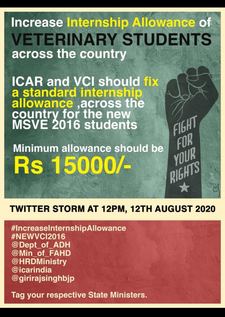 RANJITDEY1's tweet photo. #IncreaseInternshipAllowance
#MSVE2016
@PMOIndia @narendramodi @Dept_of_AHD @HRDMinistry @icarindia @girirajsinghbjp @drsanjeevbalyan @pcsarangi @nstomar @DrRPNishank @JharkhandCMO @HemantSorenJMM @Chirantan200 @Badal_Patralekh @BannaGupta76 @DrRameshwarOra1 https://t.co/f0CaPAMxcd