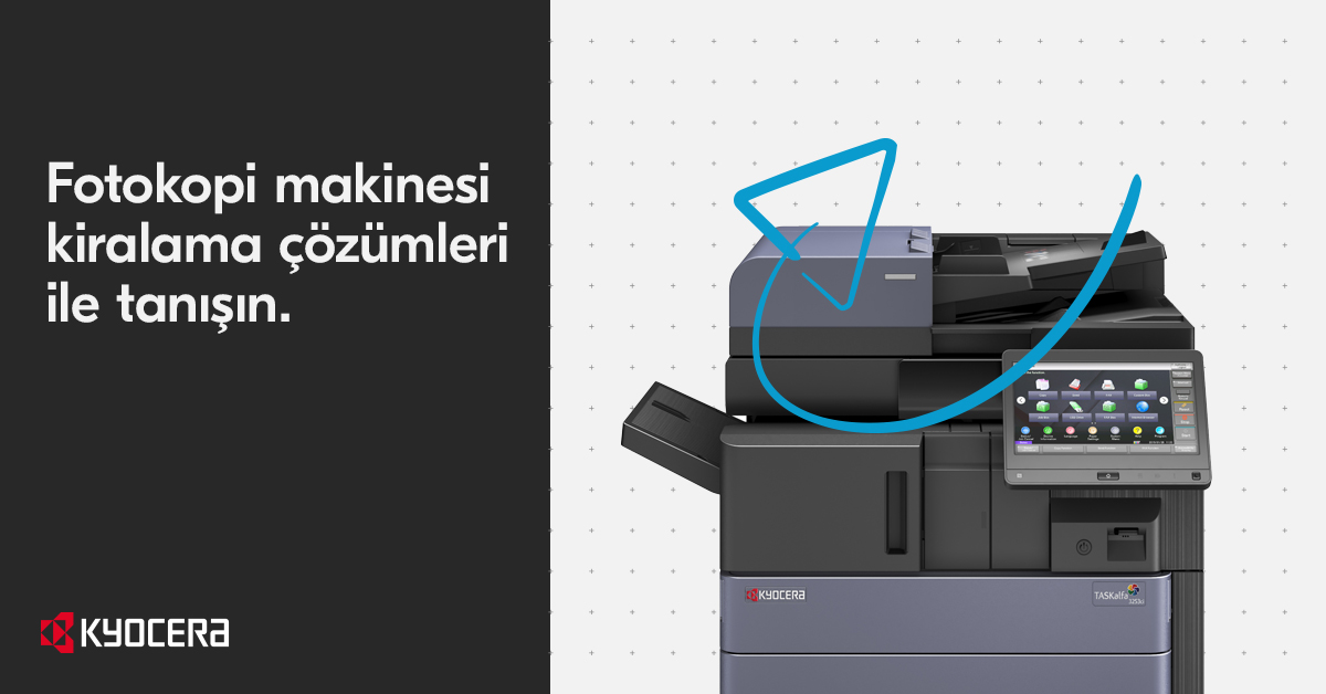 İşletmenizin büyüklüğü ne olursa olsun uygun fiyatlı fotokopi makineleri kiralama çözümlerimizle tanışın.

Hemen bilgi alın: bit.ly/2PLvzOl

#Kyocera #print #copy #FotokopiKiralama