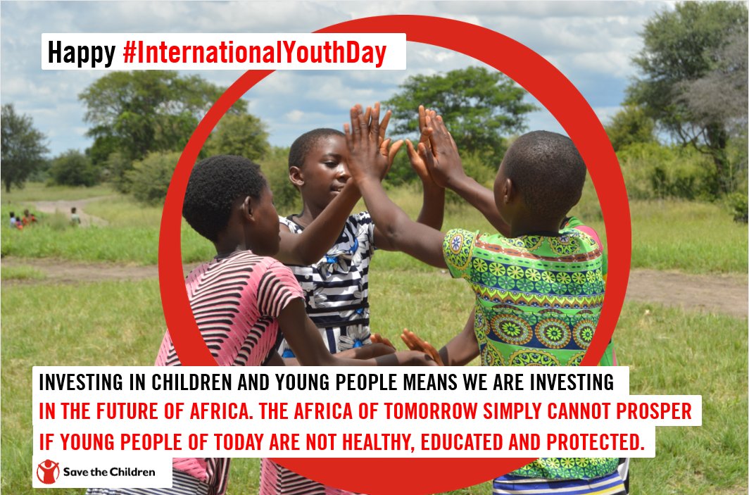 SaveChildrenZM's tweet photo. Happy #InternationalYouthDay to all the children and young people. 
#YouthDay #IYD2020
@bnashat @ProfLauraLundy @Ukilkelly https://t.co/X8jwUEH0eF