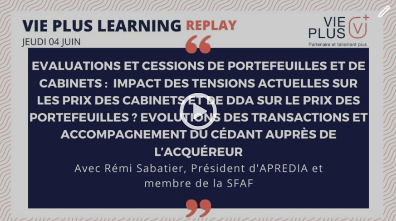 ViePlus_fr's tweet photo. [Best-of] Le replay du jour «Évaluation et cession de portefeuilles et de cabinets» par Rémi Sabatier, Président d'Apredia. Vie Plus Learning du 04/06/20
https://t.co/rkVABTfLH2 
#CGP #patrimoine #transmission #expertise #ViePlusLearning #replay #ViePlusLearning #replay https://t.co/oEVSbo1Nlt