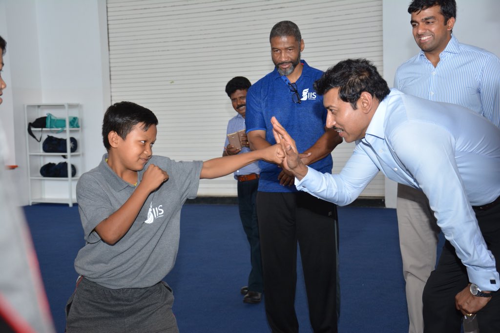 IIS_Vijayanagar's tweet photo. Over the past two years, the country's top sports administrators including Hon'ble Ministers @Ra_THORe and @KirenRijiju have visited the state-of-the-art facilities at IIS. https://t.co/OZ2t7thg9X