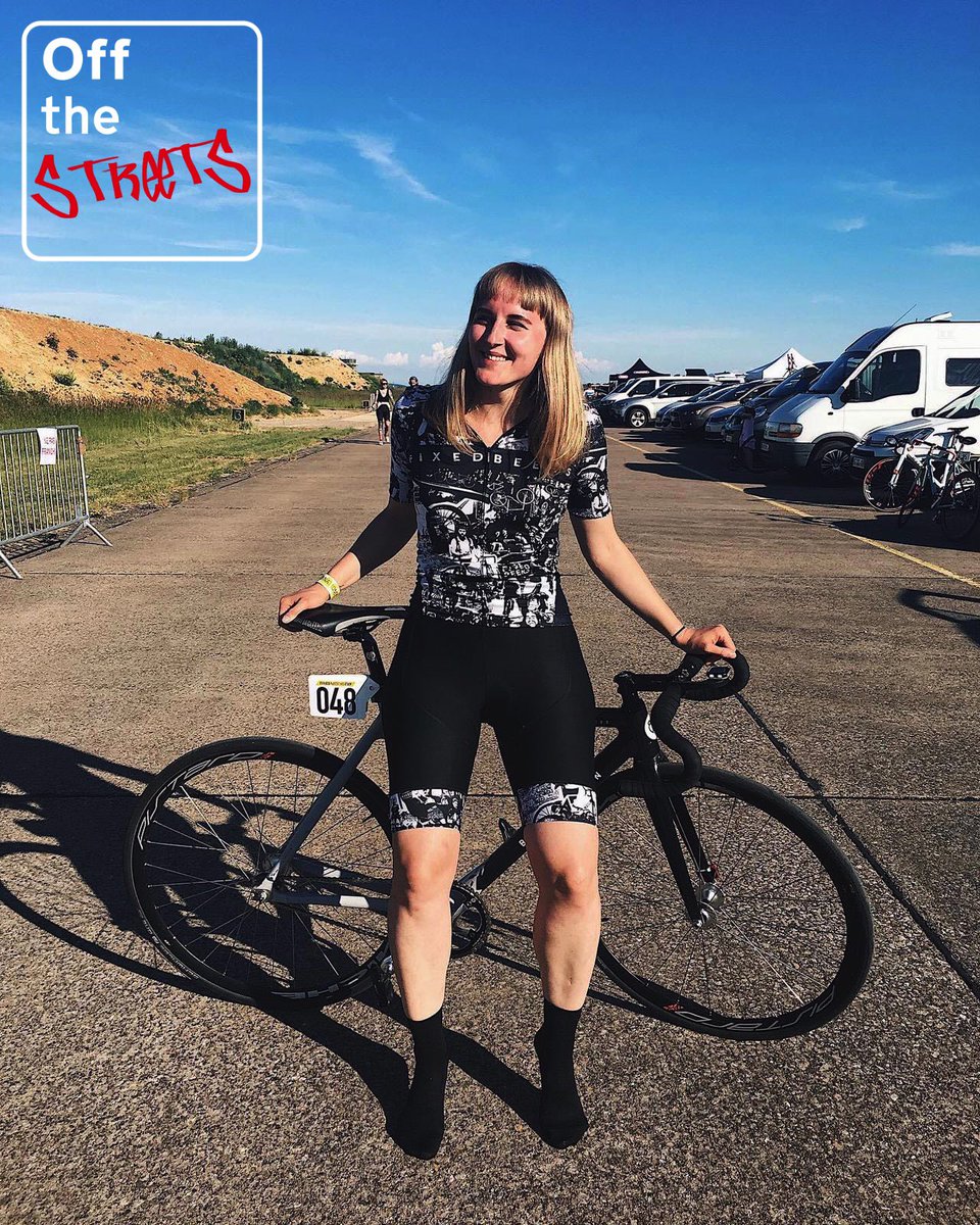 Off the Streets Women's Fixed⠀
⠀
Name: Ilma Barbaroviciute⠀
⠀
Team: Fixed Beers Race Team ⠀
⠀
Age: 28⠀
⠀
From: Kaunas, Lithuania ⠀
⠀
Best Result: 4th at Thundercrit Women’s B final⠀
 ⠀
Favourite post ride snack: Beer⠀
⠀
#onelifecycle #offthestreets