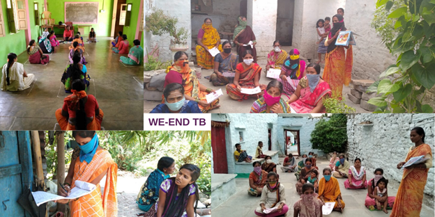 StopTB's tweet photo. Ensuring TB services are not interrupted due to #COVID19, #TBREACH grantee WE-END TB continue door-to-door TB screening & other awareness activities while maintaining social distancing with permissions from local authorities.
@FINDdx #Myrada #EndTB https://t.co/WZUoBbnv6A