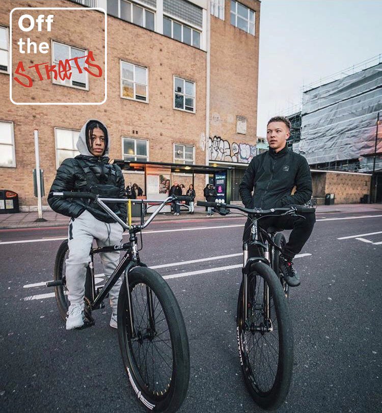 Off the Streets Wheelie Rider⠀
⠀
Name: Liam Ross
⠀
Age: 18⠀
⠀
From: London⠀
 ⠀
Favourite post ride snack: Jerk Chicken⠀
⠀
#onelifecycle #offthestreets
