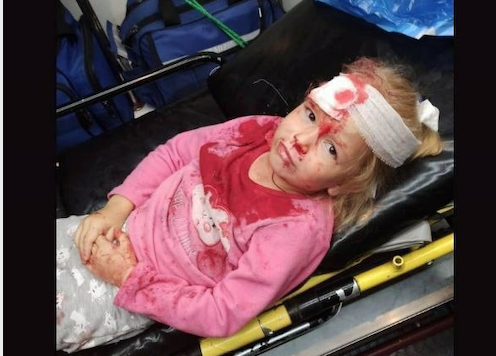 In  #Grodno, the first child - a 5-year old girl - became victim of the regime brutality.The army RAMMED the family car after hitting its windows with clubs and shields.Lukashenko is turning  #Belarus into another  #Syria quickly ...  https://news.tut.by/society/696312.html?tg