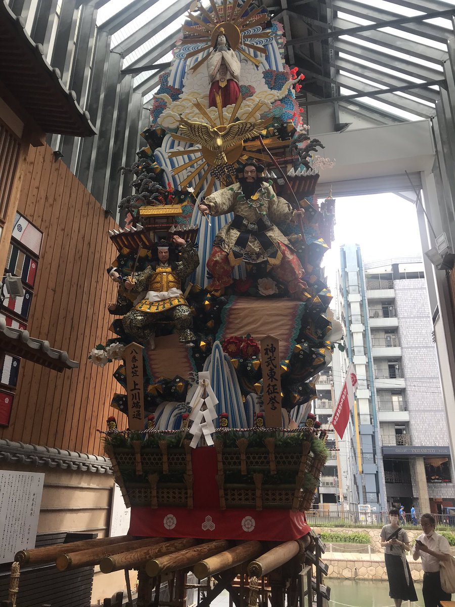 CameraSunset's tweet image. Japan, Hakata, Yamakasa, Mikoshi