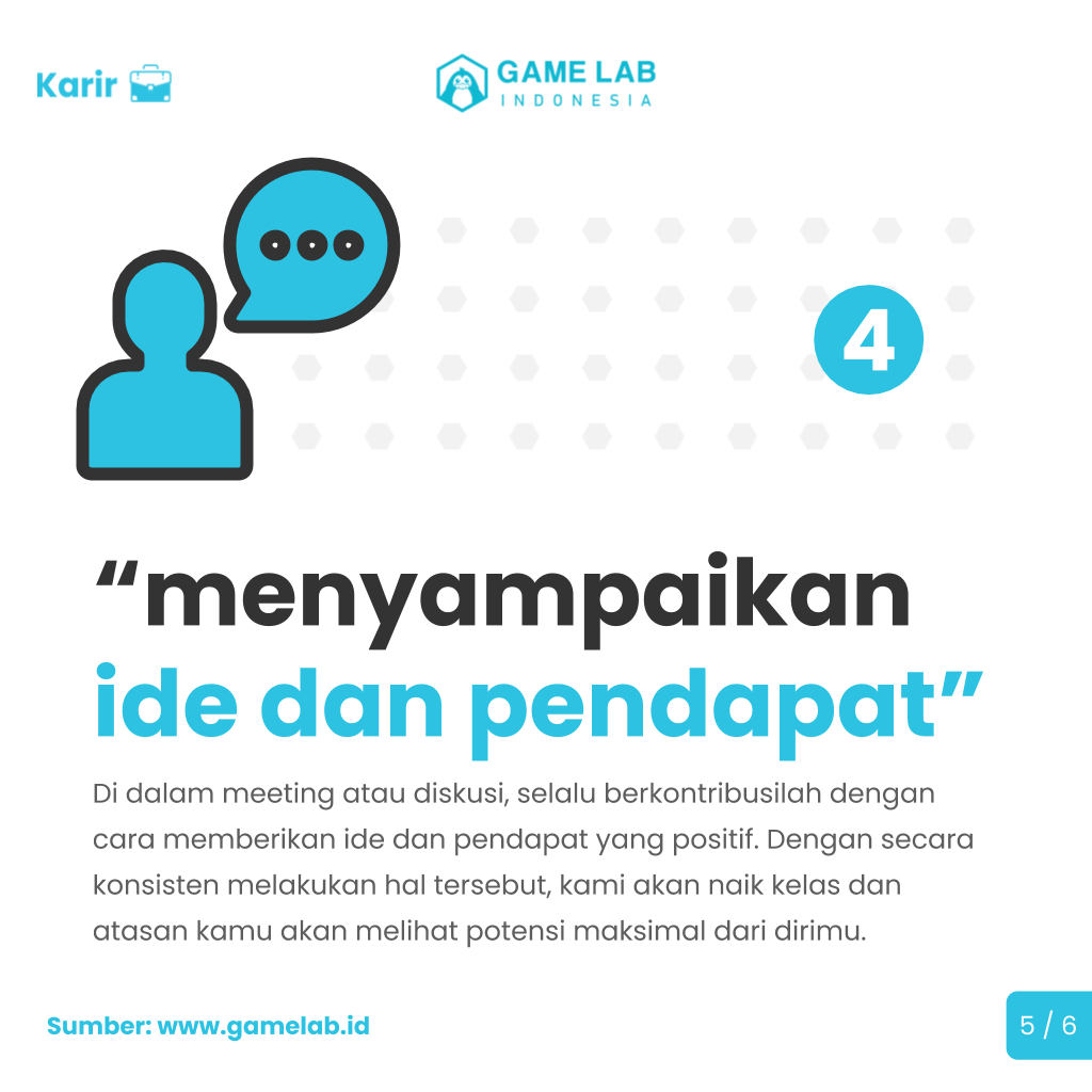 GameLabID's tweet photo. Membangun dan meningkatkan karir di dunia kerja menurut kalian gimana? Susah ngga?
.
Kalau masih bingung caranya, nih mimin kasih tipsnya
.
Mau tips seputar karir dan dunia kerja? Jangan lupa follow @gamelab.id 👆
.
#karir #lowongankerja #pelatihan #career #job #kerja https://t.co/exUhM4FXjW