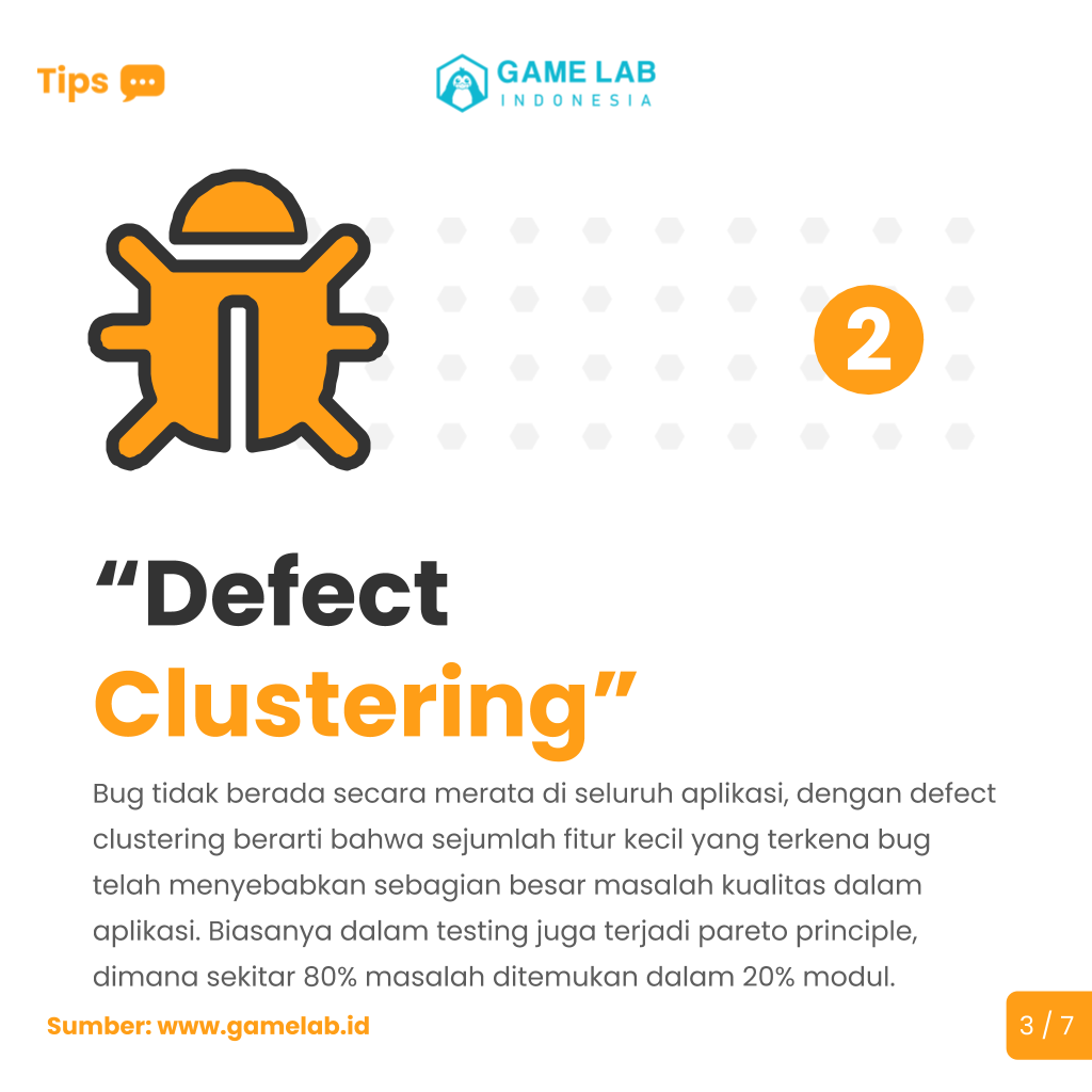 GameLabID's tweet photo. Jadi seorang game tester itu ternyata tidak bisa sembarangan lho!
.
Sebelum jadi seorang game tester, kamu harus tahu nih 5 prinsip seorang game tester
.
#testing #gamedev #leanstartup #scrum #agile https://t.co/7ZCRzHOSnJ