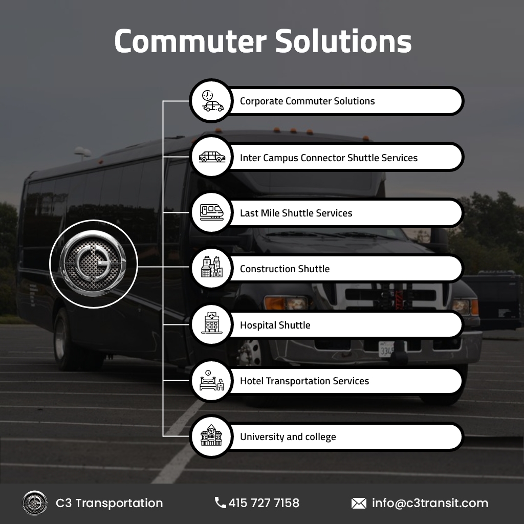 C3Transportati1's tweet image. As we all start heading back to the office, let our experts help you design a custom commuter program for your team. Please visit us at bit.ly/37h2ORL
#backtowork #SanFracisco #CommuterSolutions #EmployeeExperience #NewNormal #GroupTransportation #BacktoWorkAmerica