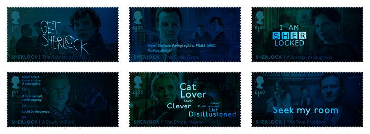 To celebrate ten years since the blockbuster BBC adaptation of the fictional detective, Royal Mail has released a range of Sherlock-themed stamps containing "secret messages": bit.ly/2F3B2On