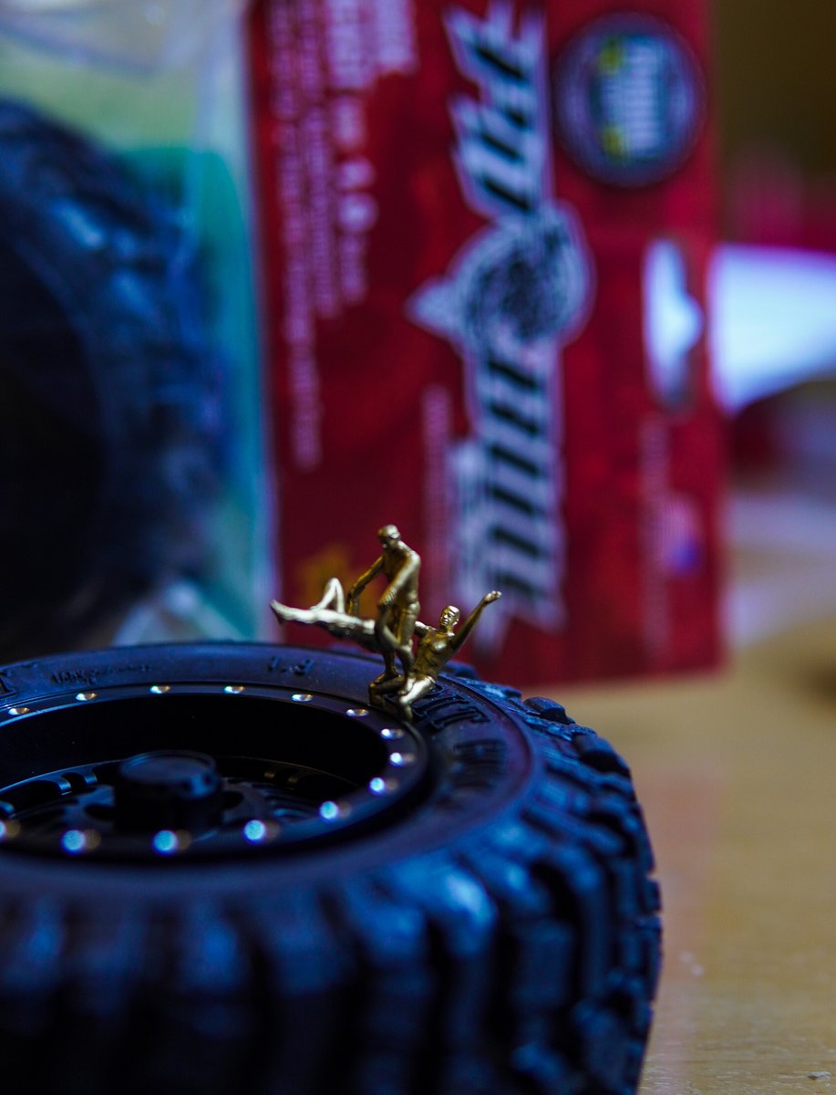 Caption this photo!

____________________________
B-lock wheels & tires are very common in RC rock crawling.

#rccar #rockcrawling #pitbullrc #scalemodels #scalecar #traxxas #axial #offroad #circus #diorama #hearnshobbies #melbourne