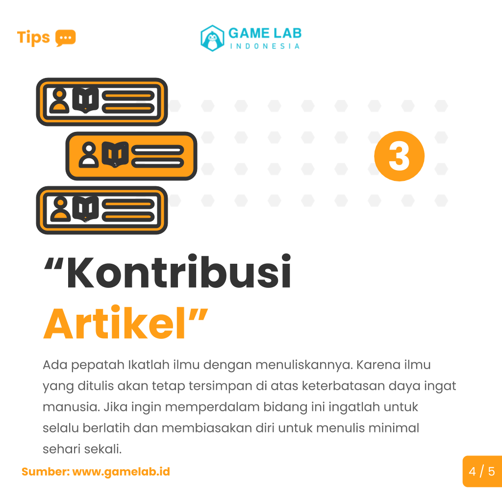 GameLabID's tweet photo. Sudah tahu kan mau menulis artikel apa? Tunggu apa lagi? Yuk tulis artikelmu sendiri!
.
#pelatihanmenulisonline #menulisartikel #tipsmenulisnovel #tipsmenulisartikel #literasidigitalindonesia #lombamenulisartikel #lombamenulisnovel #pelatihanliterasidigital #menjadipenuliskreatif https://t.co/UFs0wibIho