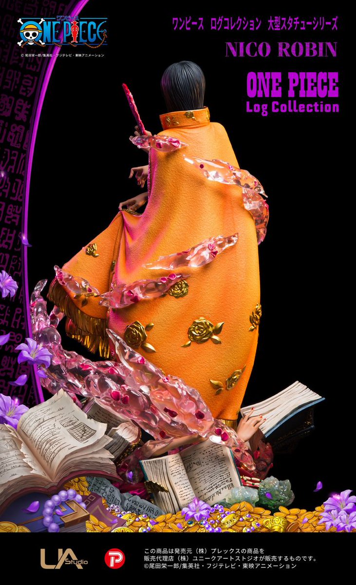 shinsekaifr's tweet image. #UniqueArtStudio a présenté une nouvelle figurine dans sa gamme inspirée des illustrations de DVD #LogCollection !
C&apos;est cette fois-ci #NicoRobin qui est à l&apos;honneur avec cette figurine de pas moins de 57 centimètres de haut. 😲
Sortie prévue au premier trimestre 2021.
#ShinSekai