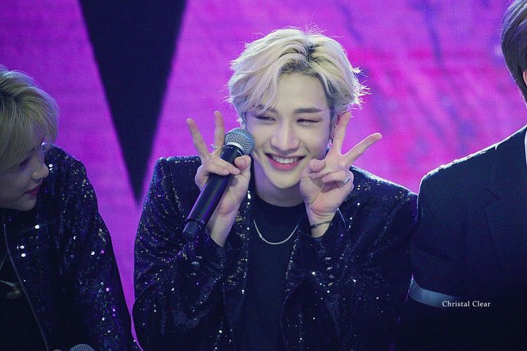 — bang chan with blonde hair; a needed thread  #StrayKids    #skz