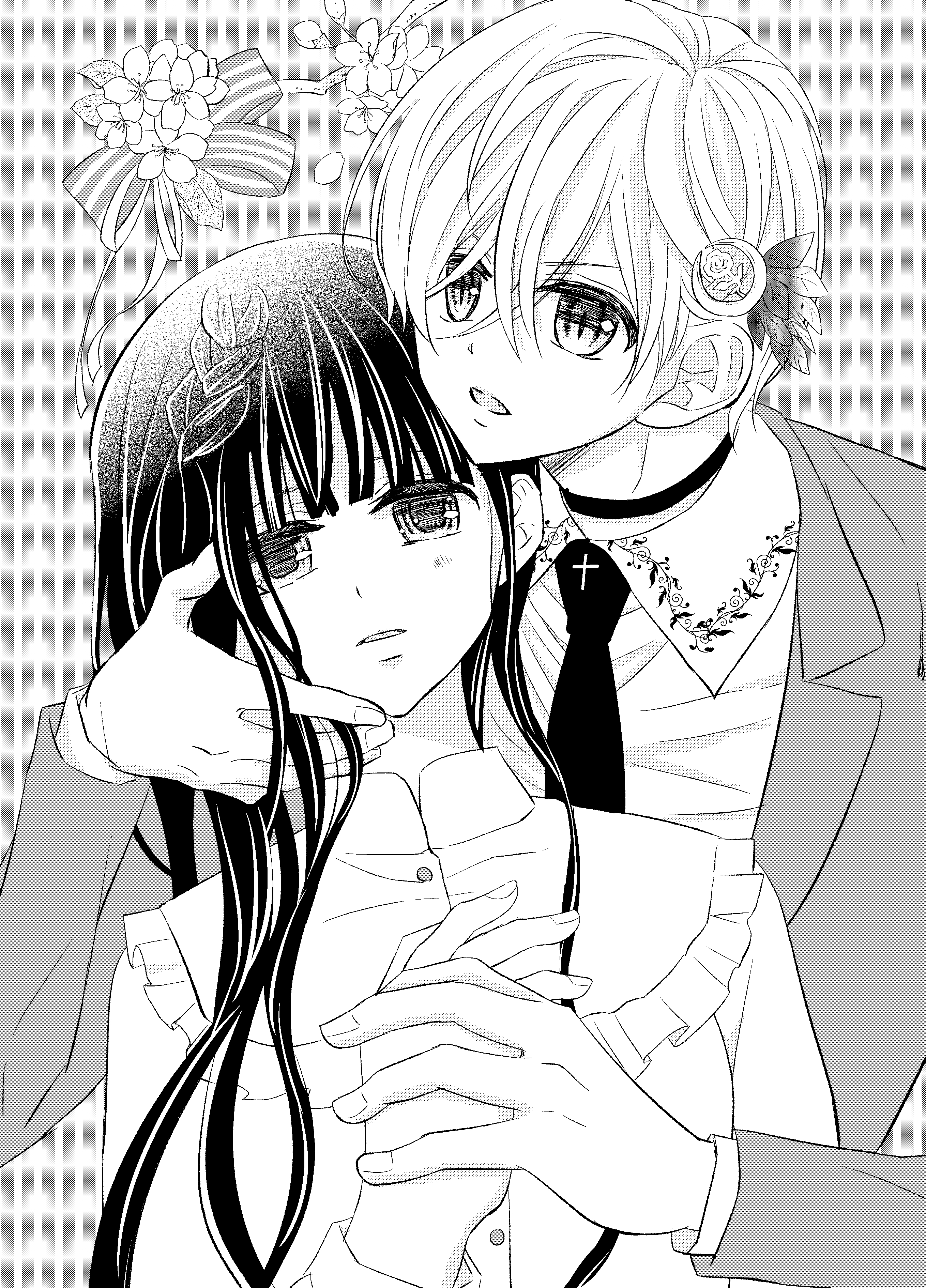嘉月 模写の練習です 今日は チョコレート ヴァンパイア の扉絵 目や髪が繊細で綺麗 チョコレート ヴァンパイア イラスト イラスト好きな人と繋がりたい フォロバ フォロバ100 T Co Oblgfej44i Twitter