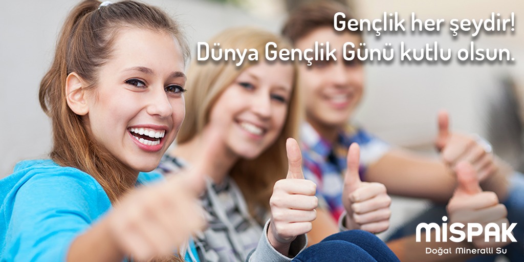 MispakSu_tr's tweet photo. Birlesmiş Milletler tarafından gençlerin problemlerine dikkat çekmek ve günümüzdeki sorunların çözümüne gençleri de dahil etmek amacıyla, 1999 yılından bu yana kutlanan Dünya Gençlik Günü kutlu olsun!
.
.
.
#mispak #doğrusubu https://t.co/rUuBeRZVRe