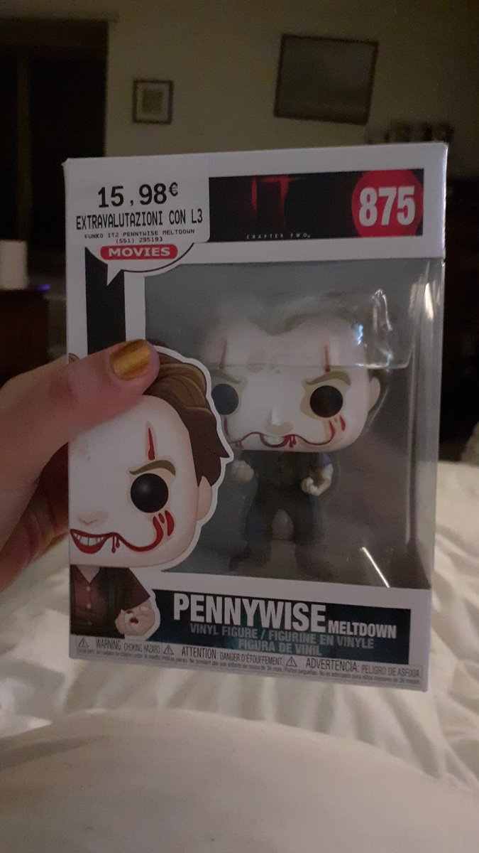 deppnoah_25's tweet image. Comprato ieri il Funko Pop di Pennywise,bellissimo. 🤡🎈
#PennywiseFunkoPop