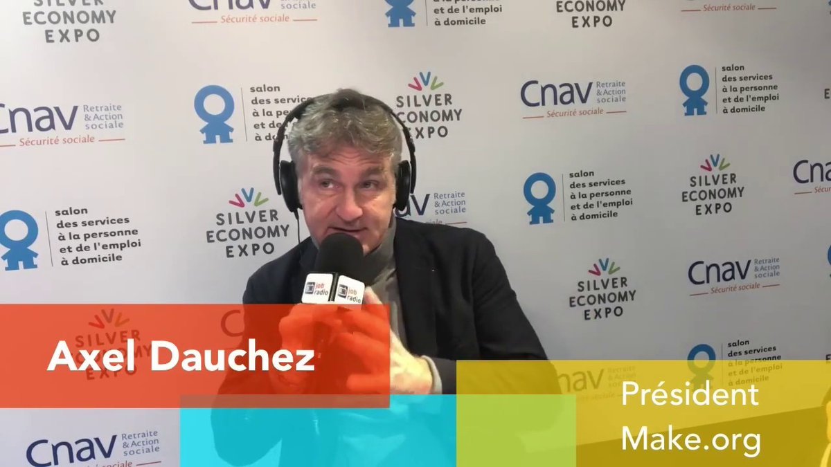 Comment <a href="/Make_org/">Make.org</a> peut mobiliser la société civile pour transformer le pays et mieux prendre soin de nos aînés ? Comment trouver des consensus entre les différentes entités ? Quelles actions concrètes mener ? Les réponses d'<a href="/axeldauchez/">Axel Dauchez</a>. youtu.be/8GD2SGIZSjM #SilverEco