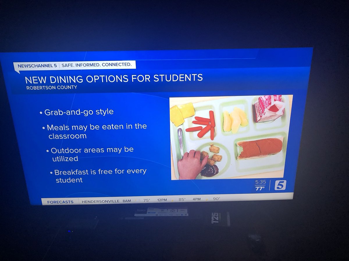 Thank you @mhaider_NC5 for highlighting <a href="/RobCoSchools/">Robertson County Schools</a> and <a href="/rcs_nutrition/">Rob. Co. Nutrition</a> this morning! #firstdayofschool