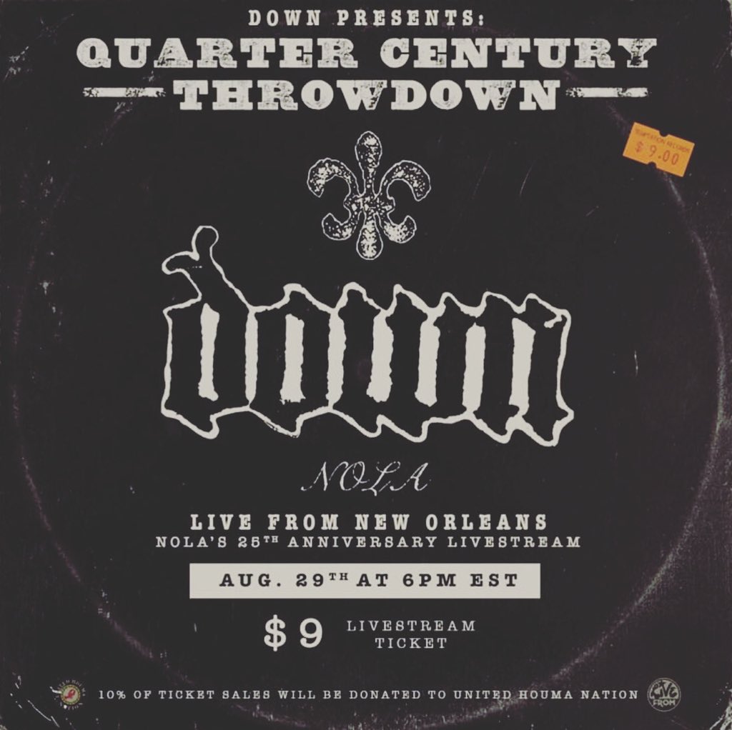 This is a band that we have missed. We have been listening to this #album since it was brand new! Get your ticket asap! #down #downband #nola #heavy #riffs #rock #loud #southern #philanselmo #pepperkeenan #jimmybower #kirkwindstein #downnola #legends #rocksavagepod #music