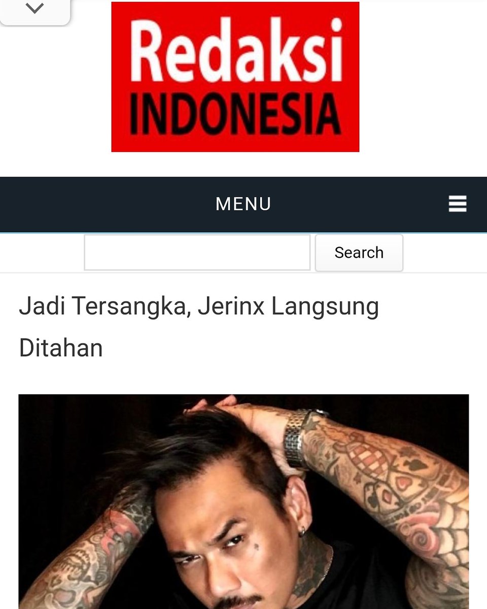 Jerinx tersangka dan langsung ditahan. Berita selengkapnya redaksiindonesia.com/read/jadi-ters…
.
#PulangkanHRSAtauRevolusi #TolakHTIcoronaKAMIFPI #jerinx