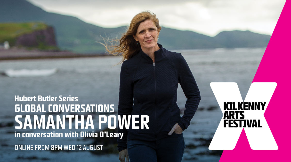 KilkennyArts's tweet photo. Tonight we kick off with the first in our #HubertButler Lecture Series : Global Conversations with Samantha Power and Olivia O'Leary.
Free & unticketed, just click on the link below from 8pm!
https://t.co/1ZtlCkK0oM
#KAFX @HeritageHubIRE @artscouncil_ie https://t.co/wW4s7GUYV6