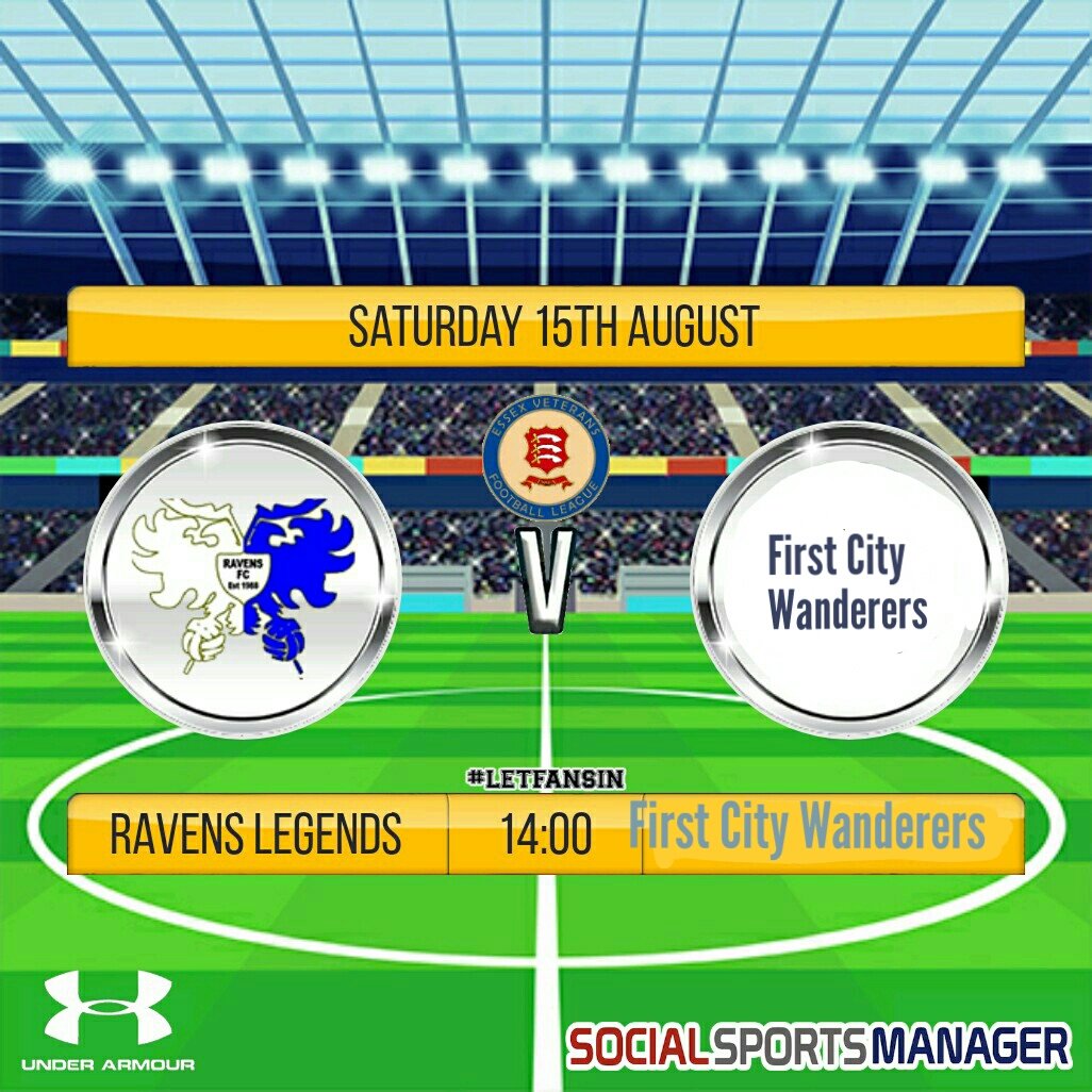 Pre Season Friendly continues for the Legends , home at melbourne 3G 2pm Ko to First City Wanders 
<a href="/EssexVetsLeague/">Essex Vets League</a> 
#COYR