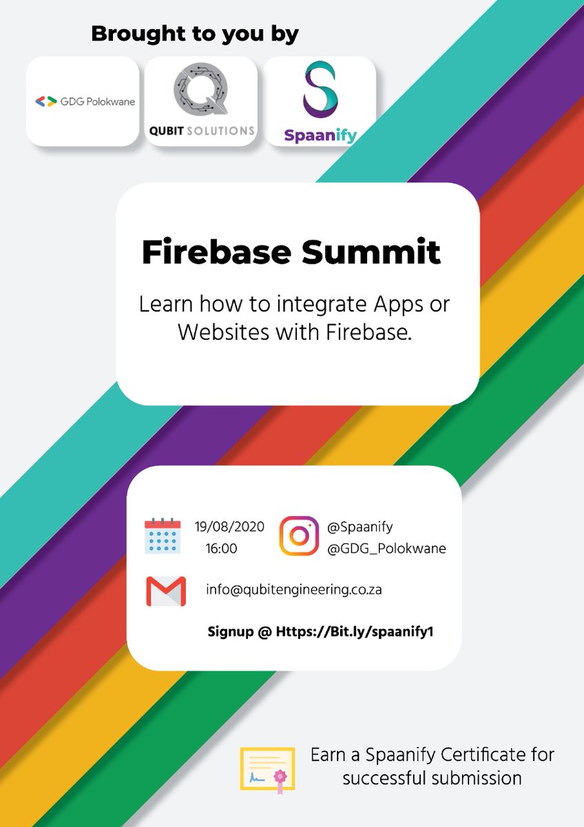 Firebse🔥

What is it and how to use it in your next #App or #Website?

We answer your most burning questions about #Firebase in our next webinar.

Join the event here:
bit.ly/spaanify1
#CodeNewbie #Developer #DeveloperStudentClubs #flutterdev #100DaysOfCode #300DaysOfCode