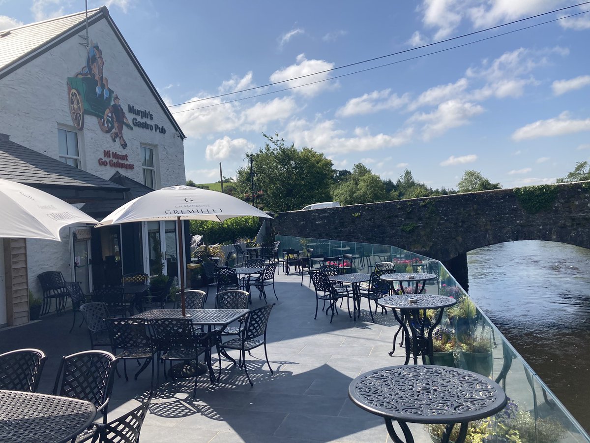 It’s a glorious Summers day in Butlersbridge & we are open for food ...