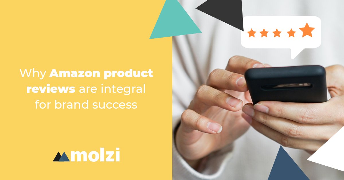 95% of shoppers read online reviews before buying. Find out how Amazon product reviews can boost your brand's success with Molzi!

ow.ly/myyv50AWjZ6

#amazon #reviews #review #feedback #insight #brandstrategy #amazonagency