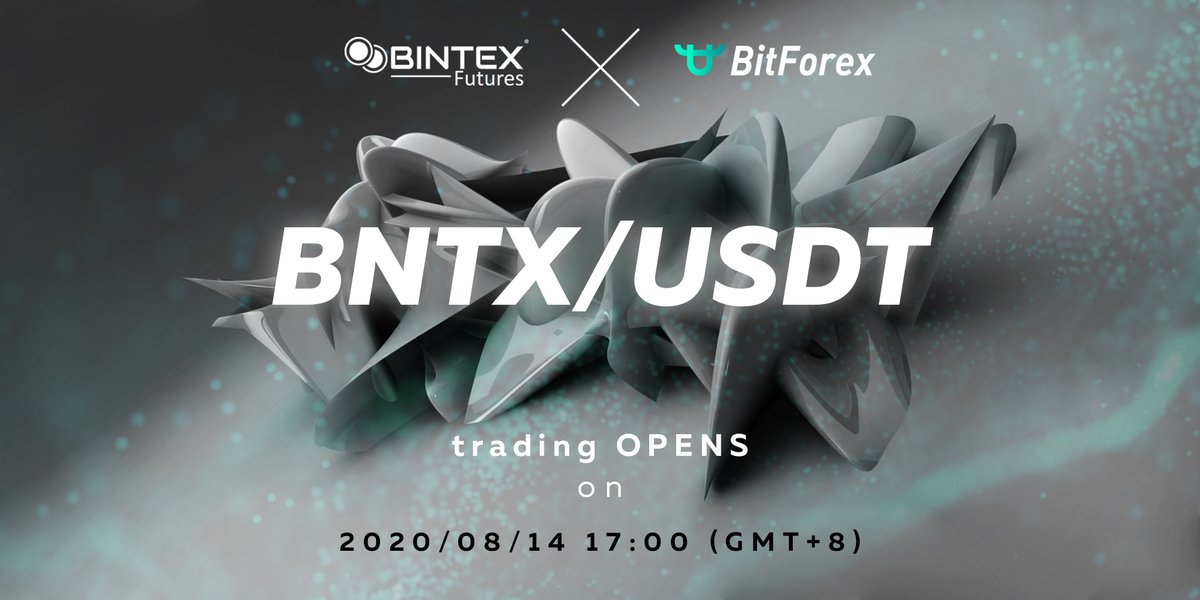 bitforexcom's tweet image. 📢BintexFutures premium token offering is over!
⠀
🥳BNTX/USDT trading OPENS on 2020/08/14 17:00 (GMT+8)
⠀
See more at bitforex.com/en/spot/bntx_u…
⠀
#news #BNTX #tokenoffering #bitforex #pto #bintexfutures