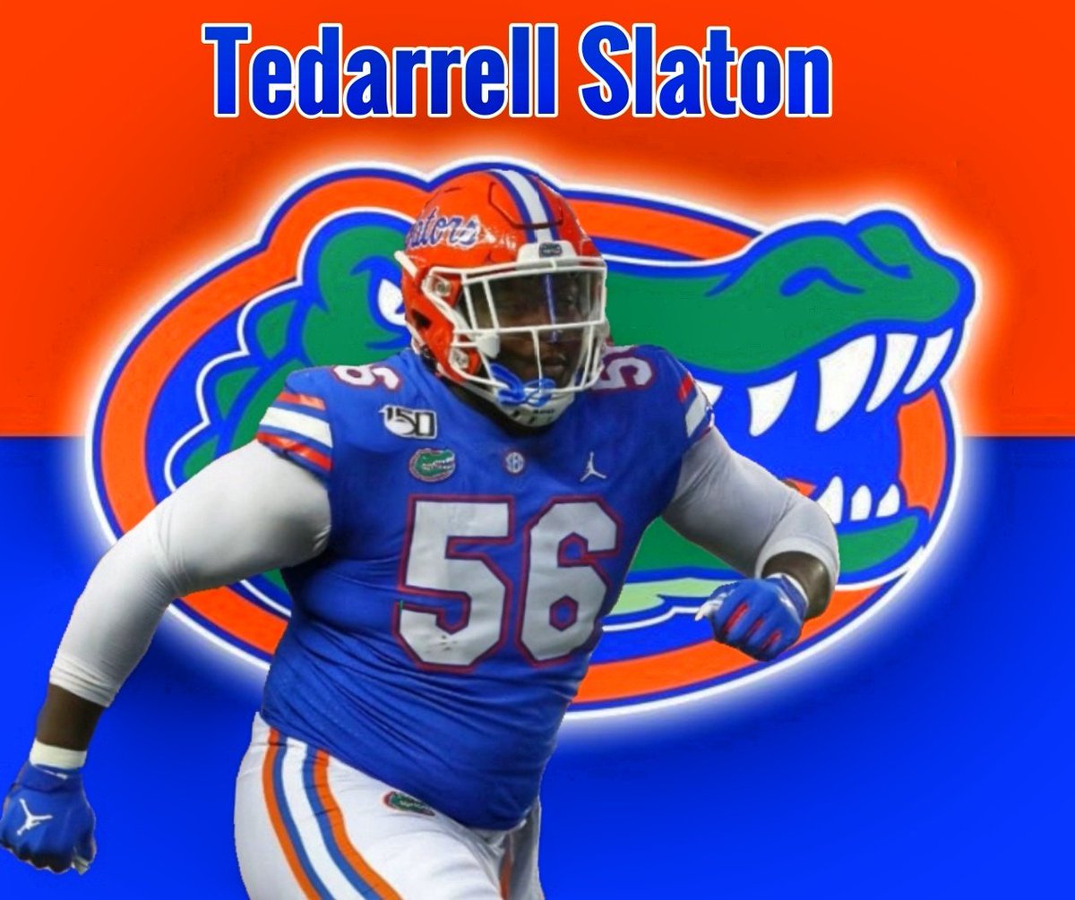 NCAAF Nation on Twitter: "○ DT Spotlight ○ Tedarrell Slaton - Florida •  Slaton is a massive 6'5 335 lb wall. In his career he's totaled 61 Tackles,  6.5 Tackles for Loss,