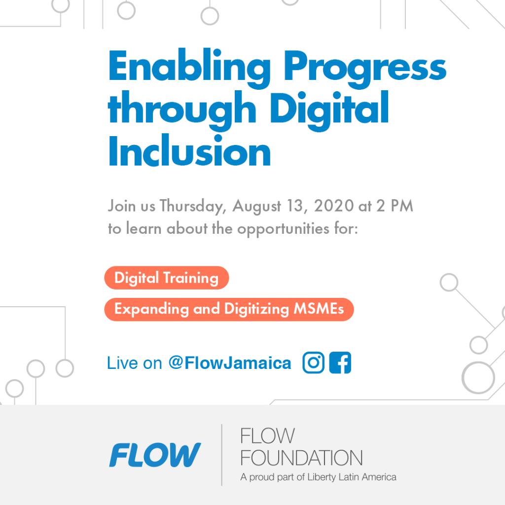 There is a world of digital possibilities. Are you ready to access it?

Join us live tomorrow, Thursday, August 13 @ 2pm to learn how we can assist.  
#EnablingProgress #DigitalInclusion