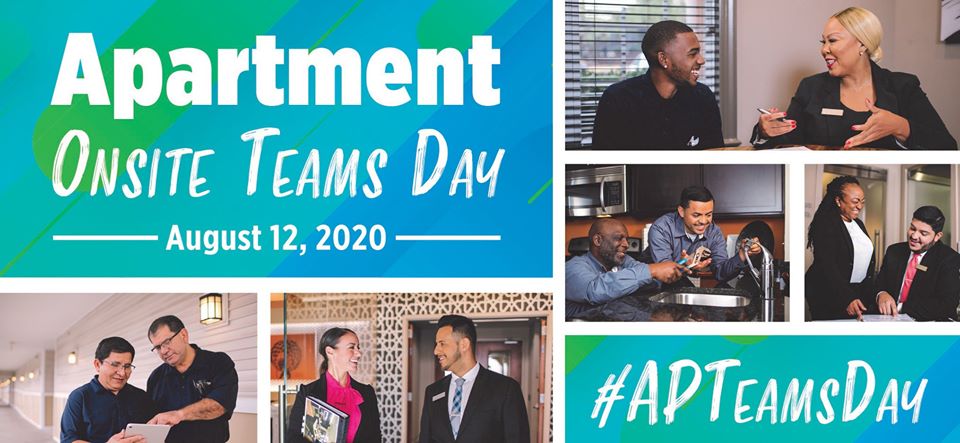 WellsJunction's tweet image. Today is the very first Apartment Onsite Teams Day, a day to celebrate the apartment onsite team members across the nation for their hard work during the COVID-19 pandemic. Thank you to our onsite team for the diligent work they do every day. We appreciate YOU! #APTeamsDay