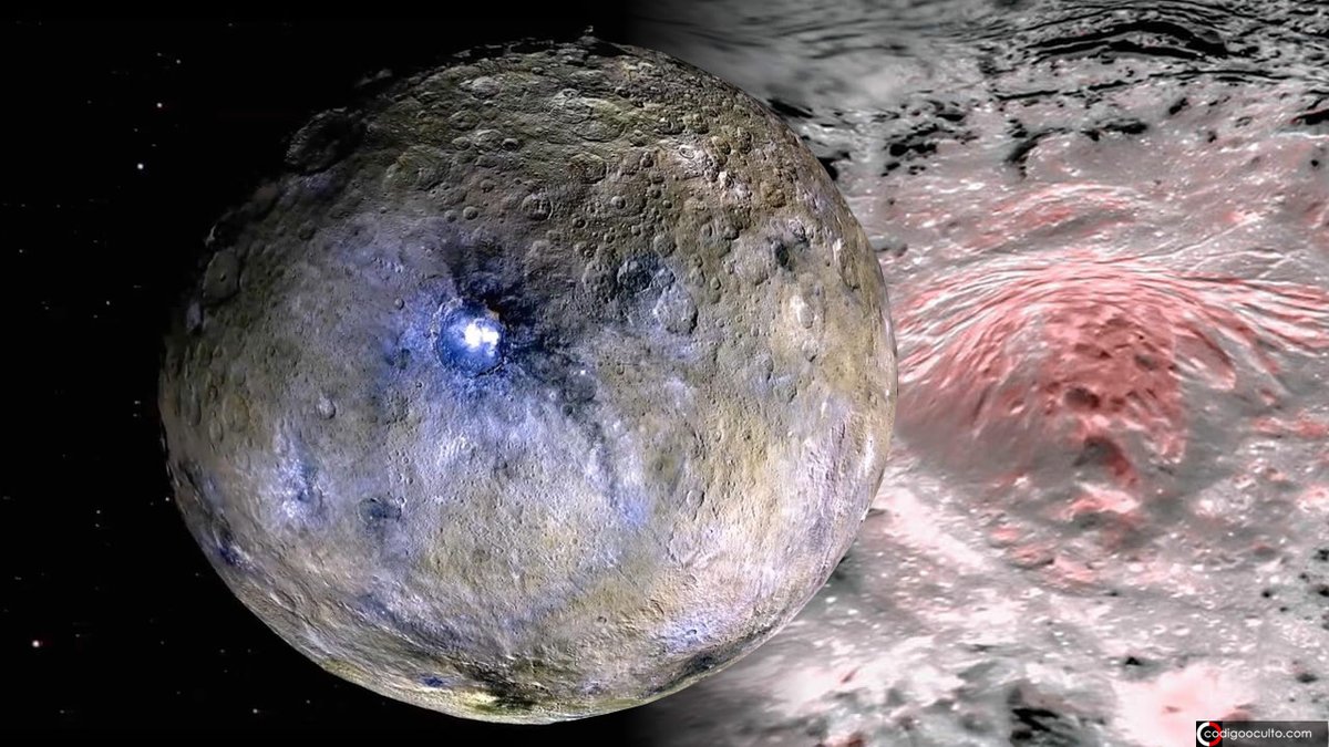 codigoocultocom's tweet photo. Se revelan los secretos de un extraño mundo en el Cinturón de Asteroides https://t.co/2HLD5D1xkE #AguaEnCeres #Ceres #CinturonDeAsteroides #CraterOccator #Occator #PlanetaEnano #Salmuera #SistemaSolar #Space #VidaEnCeres https://t.co/VFZFB5rv76