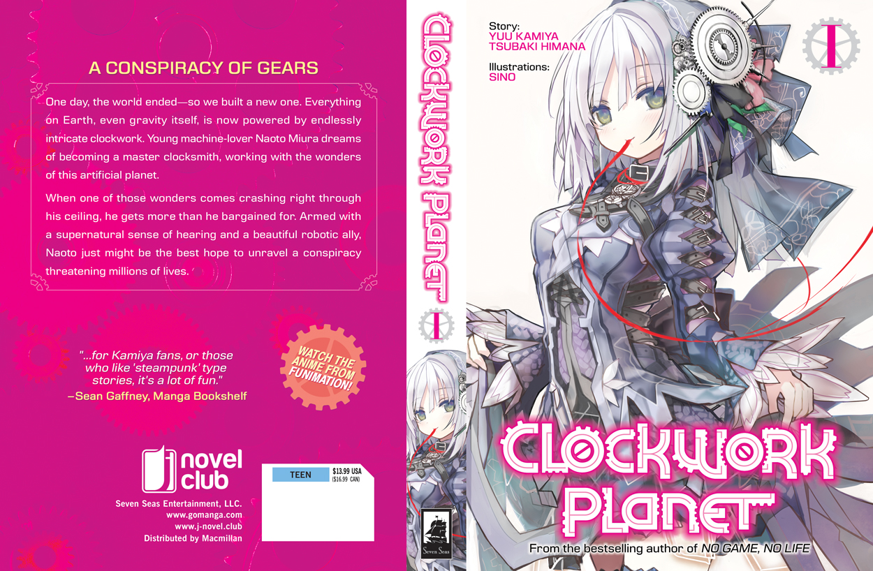 Seven Seas Entertainment on X: CLOCKWORK PLANET (Light Novel