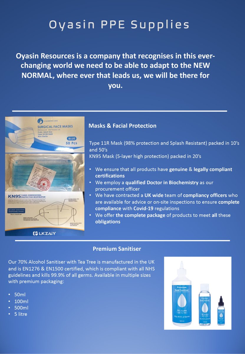 ButlersAuto's tweet image. We are now stocking a range of PPE equipment including masks, premium sanitisers and sanitiser dispensers