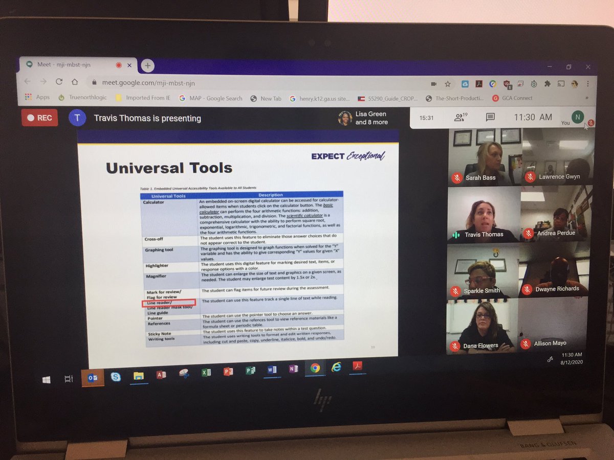 GoreNatalie's tweet image. Assessment team members are ensuring School Test Coordinators are ready for 2020 by providing training and remote testing g expectations  #HCSReadyToLearnChallenge