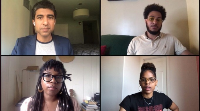 ExpectMore's tweet photo. #ICYMI: Our first video in our new Dialogues series features three incredible human beings, @bizmacthe3rd, @LashNolen, and @ChanelPorchia, facilitated by @Neel_Shah. Watch → https://t.co/s95UM1BkeB https://t.co/ccDuJYNqL3