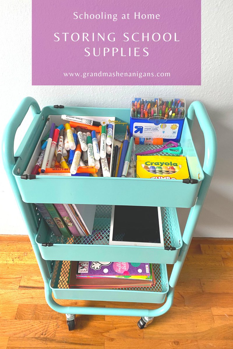 LMRike's tweet photo. Setting up a Distance Learning Space for Schooling at Home 

school at home organizing - study space ideas - study space organization - study space for kids - homeschool room ideas 

https://t.co/RlF1oZw31E https://t.co/OIGLYwluGI