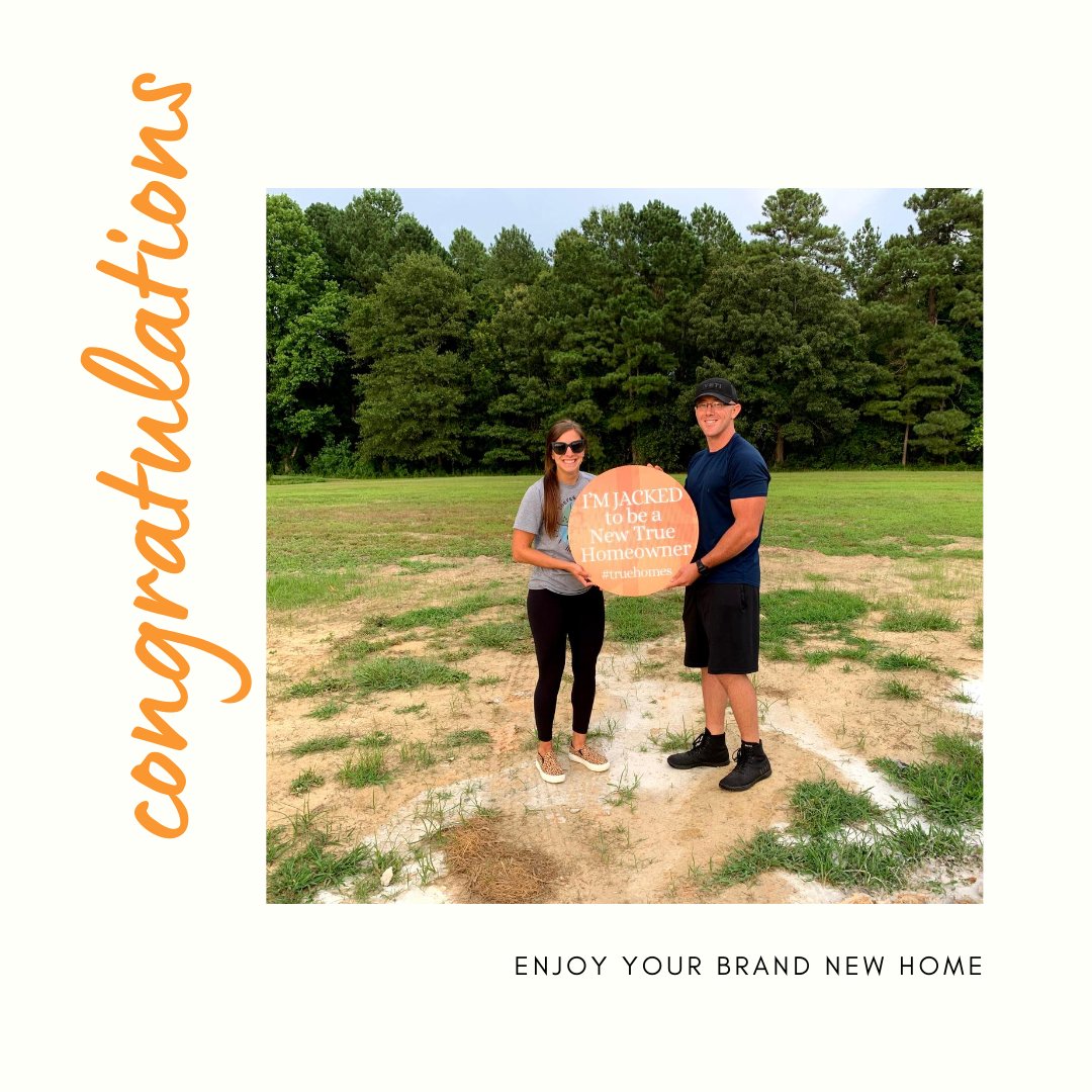 NWtheRealtor's tweet photo. Congratulations and welcome to the True Homes family! 

@truehomesusa @true_homes_team_raleigh #Congrats #BuildAHome #BuyAHome #NewConstruction #WorkHard #RewardYourself #WelcomeToTheFamily #RealEstate #Realtor https://t.co/lelpCU9qWp